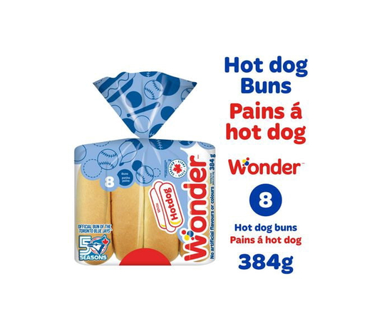 Wonder White Hotdog Buns