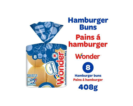 Wonder White Hamburger Buns