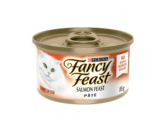 Fancy Feast Pate Salmon, Wet Cat Food 85g - 85 g