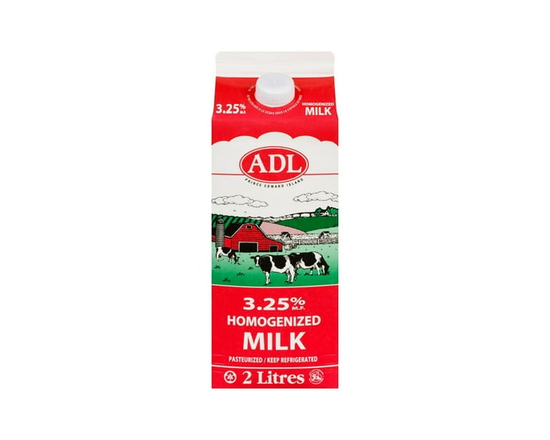 ADL Homogenized Milk - 2 Litres