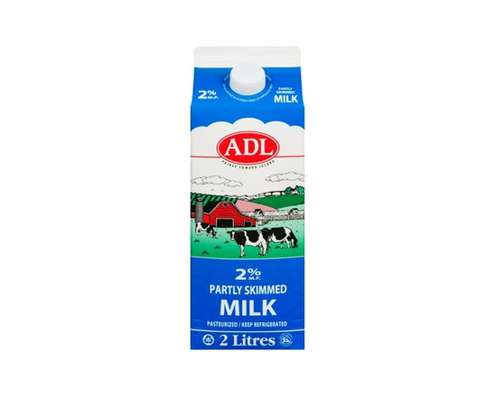 ADL 2% Milk - 2 Litres