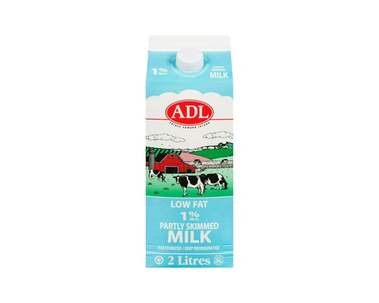 ADL 1% Milk - 2 Litres