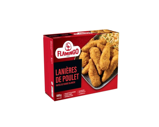 Lanières de poitrine de poulet - 680 g
