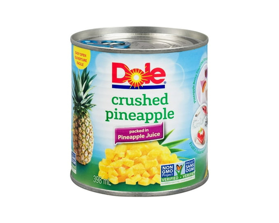 Dole Crushed Pineapple in Pineapple Juice - 398 mL
