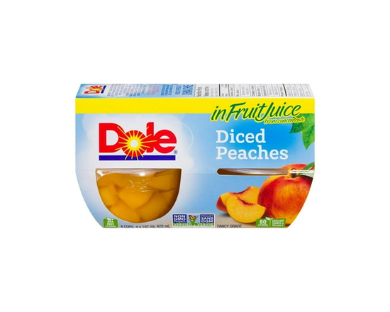 Dole Diced Peaches in Fruit Juices - 428 mL