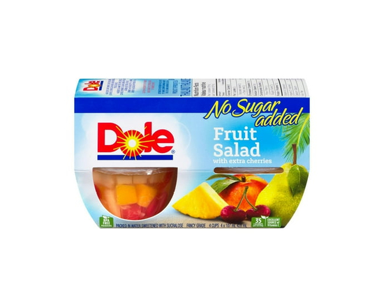 Dole Fruit Salad with Extra Cherries in Water - 4 x 107 mL