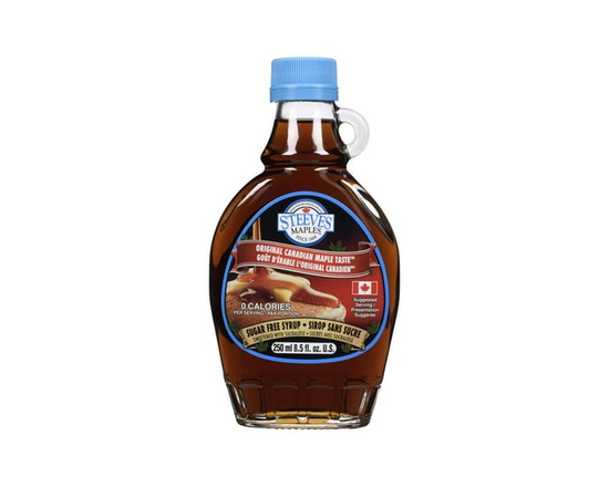 Steeves Maples - 250ml -Sugar Free Maple Taste Syrup - 0 Calories Per Serving - 250 mL