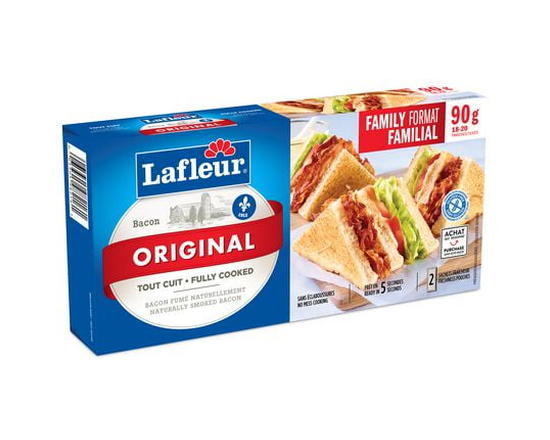Bacon original tout cuit Lafleur