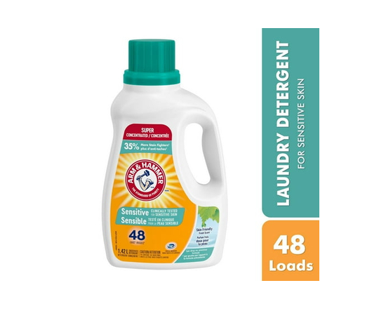 Arm & Hammer pour peau sensible Parfum frais Lessive Liquide - 1.42 L