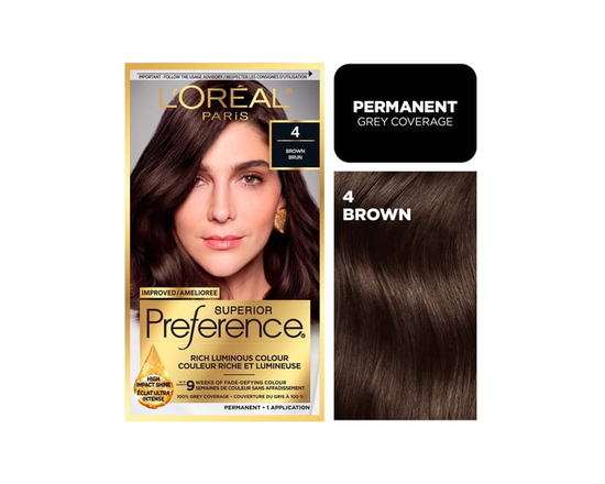 L'Oréal Paris Superior Preference, Permanent Hair Dye - 1 Unit (Brown)
