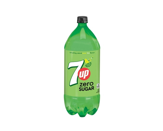 7UP Zero Lemon Lime Soft Drink 2 L, Bottle - 2L