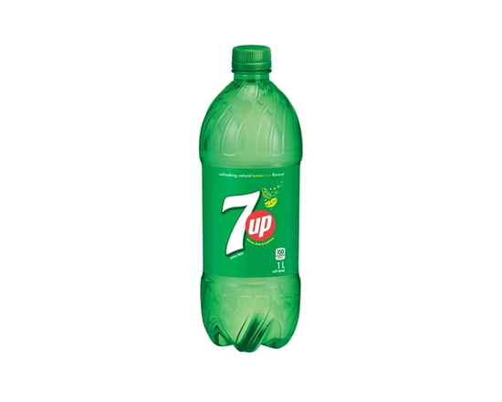 7UP Boisson Gazeuse Citron Lime 1L, Bouteille - 1L