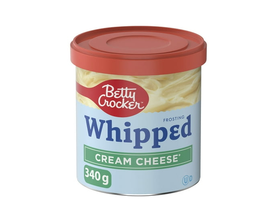 Betty Crocker Glaçage fouetté, fromage à la crème, sans gluten - 340 g