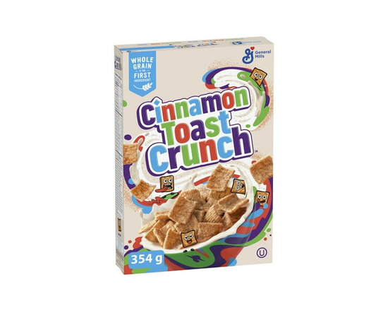 Cinnamon Toast Crunch Breakfast Cereal, Whole Grains and Real Cinnamon, 354 g - 354 g