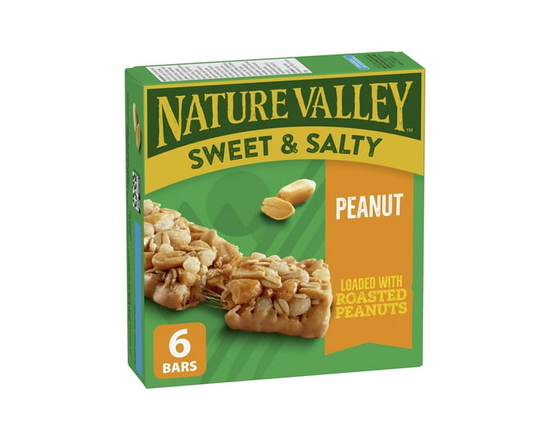 Nature Valley Granola Bars, Sweet and Salty Nut, Peanut, 6 Bars