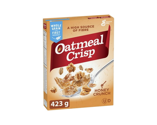 Avoine Croquante aux Miel, Céréales Pour le Petit-Déjeuner Riche en Fibres, Grains Entiers, 423 g - 423 g