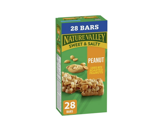 Nature Valley Granola Bars, Sweet and Salty Nut, Peanut, Whole Grains, 28 Bars