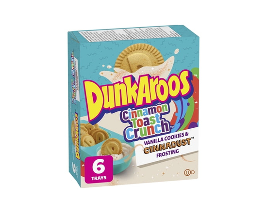 DunkAroos Vanilla Cookies & Cinnadust Frosting, 6 trays