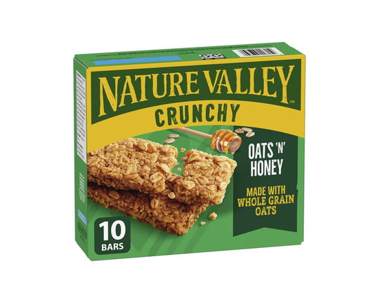 Nature Valley Crunchy Granola Bars Oats 'n' Honey 10 Bars - 210g