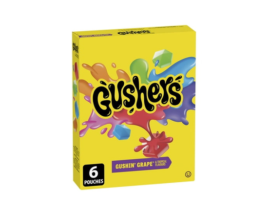 Fruit Gushers by Betty Crocker Gluten Free Gushin' Grape and Tropical Flavours - 23 g