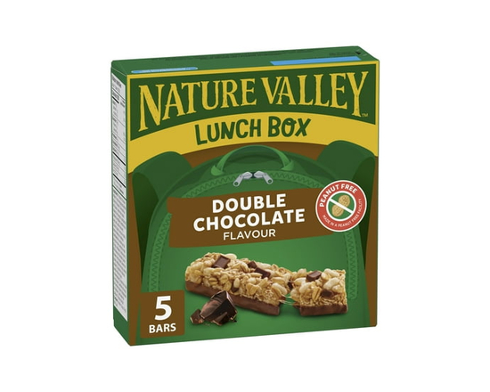 Nature Valley Lunchbox Granola Bars, Double Chocolate, Kids Snacks, 5 bars - 5 oz