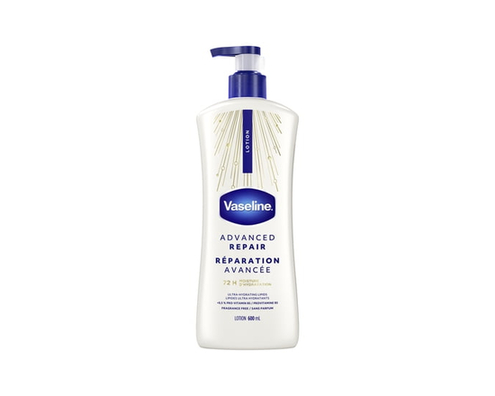 Vaseline Lotion Réparation Avancée 72 H d'Hydratation, 600 ml - 600ml