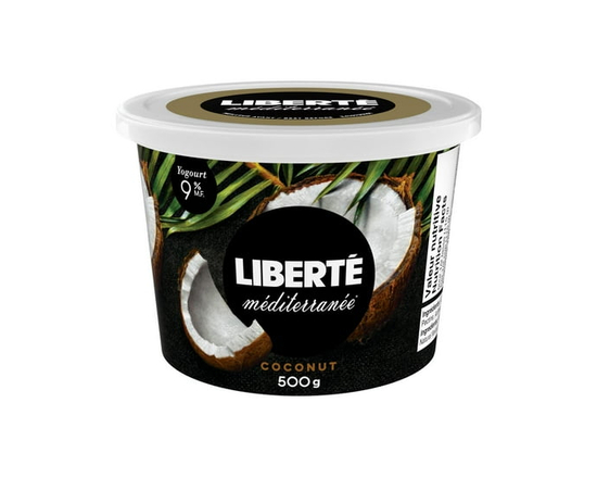 Liberté Méditerranée 9% Yogurt, Coconut, 500 g - 500 g