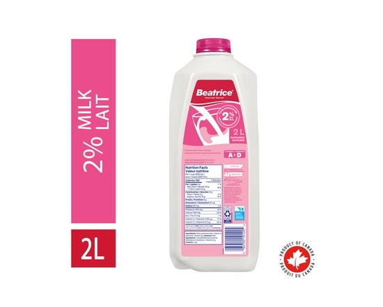 Beatrice Milk Jug 2% - 2L