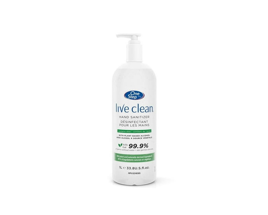 Live Clean One Step Désinfectant pour les Mains - 24 fl oz