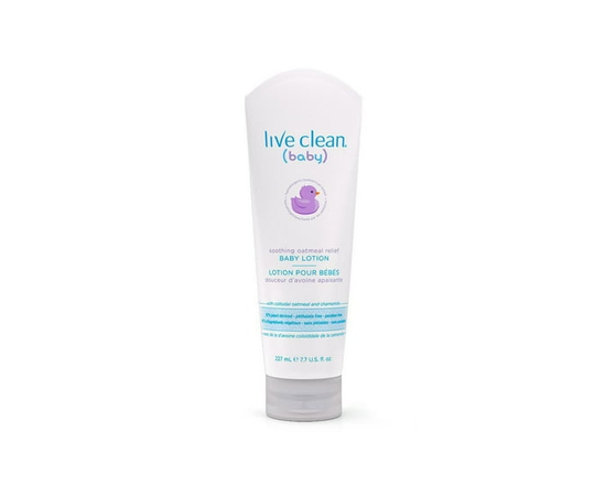 Live Clean Baby Soothing Oatmeal Relief Baby Lotion