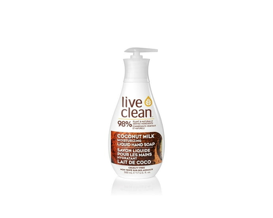 Live Clean Coconut Milk Moisturizing Liquid Hand Soap