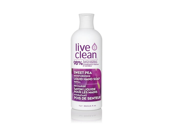 Live Clean Sweet Pea Moisturizing Liquid Hand Soap