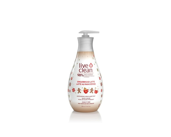 Live Clean Holiday Gingerbread Latte Moisturizing Hand Soap - 500 mL