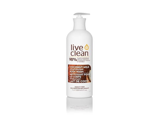 Live Clean Nettoyant pour le Corps Hydratant au Lait de Coco