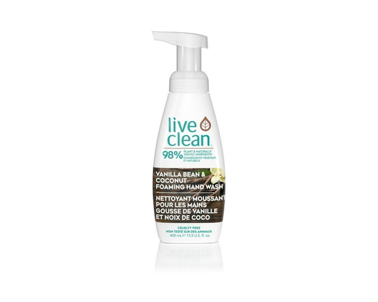 Live Clean Gousse de Vanille & Noix de Coco Nettoyant Moussant pour les Mains