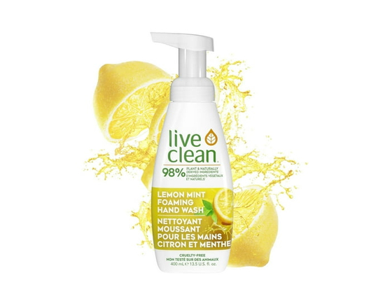 Live Clean Lemon Mint Foaming Hand Wash