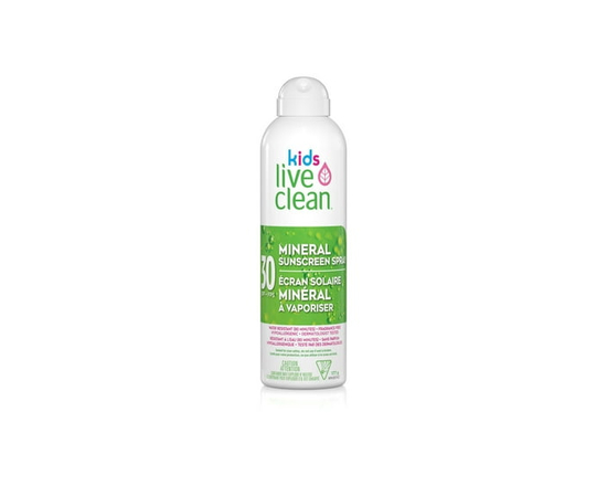 Live Clean Kids Mineral Sunscreen Spray SPF 30