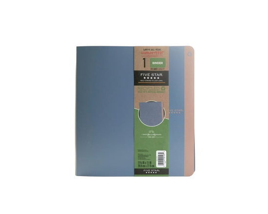 Five Star® 1" Recycled Binder