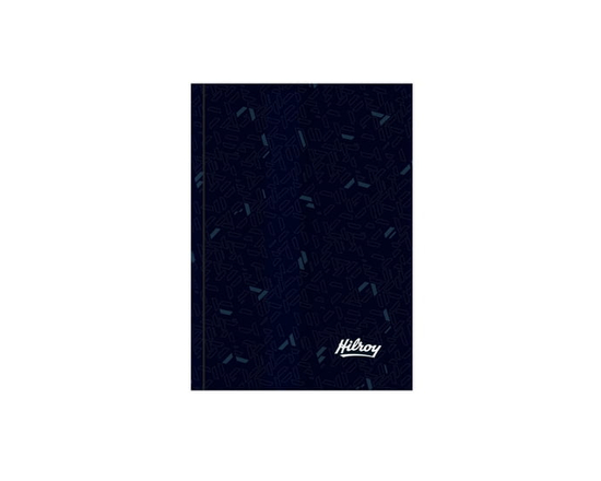 Hilroy® Hardcover Lunix Notebook, 80pg, Black