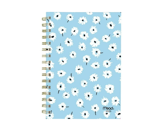 2026 Mead® Dandy Small Weekly Clear Poly Cover Planner - 5-1/2" x 8-1/2"
