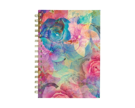 2026 Mead® Colour Floral Small Weekly Planner - 5-1/2" x 8-1/2"