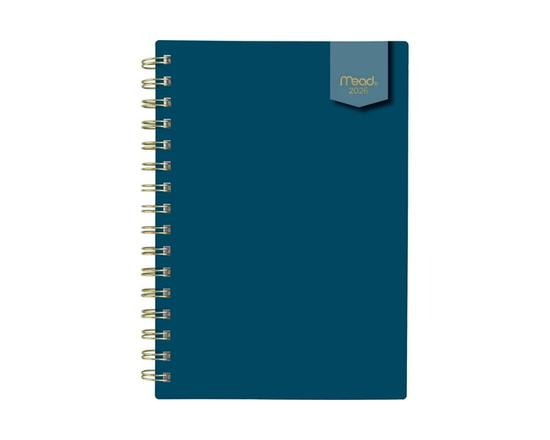 2026 Mead® Retro Blue Small Weekly Planner - 5-1/2" x 8-1/2"