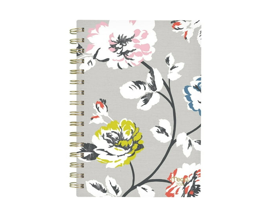 2026 Mead® Greyson Floral Small Weekly Clear Poly Cover Planner - 5-1/2" x 8-1/2"