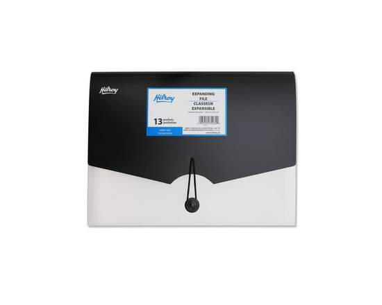 Hilroy® Poly Expanding File, Letter Size