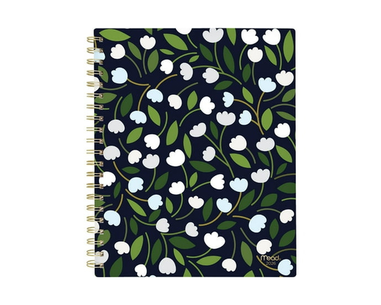 2026 Mead® Lily Valley Large Weekly Planner - 8-1/2" x 11"