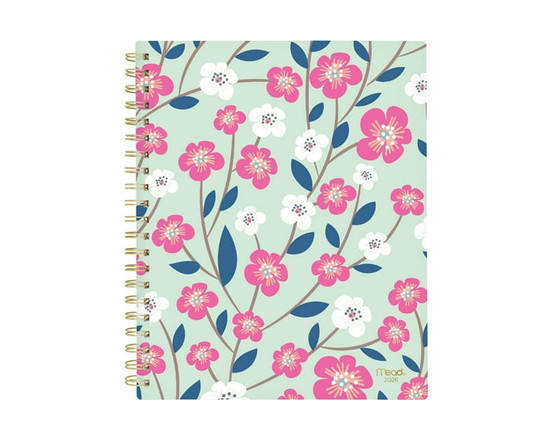 2026 Mead® Spring Floral Larg Weekly Planner - 8-1/2" x 11"