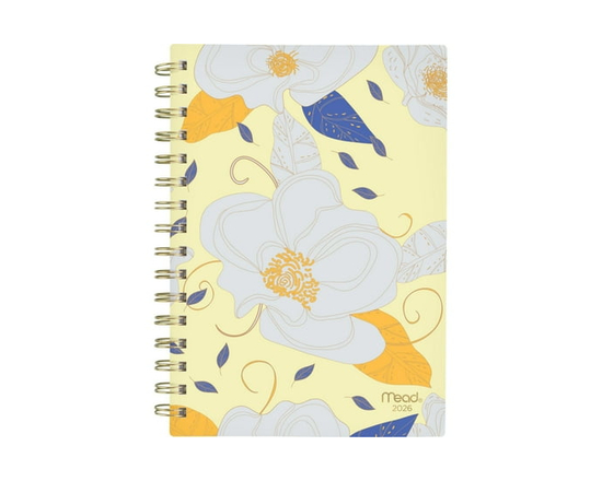 2026 Mead® Blossom Small Weekly Planner - 5 1/2" x 8 1/2"