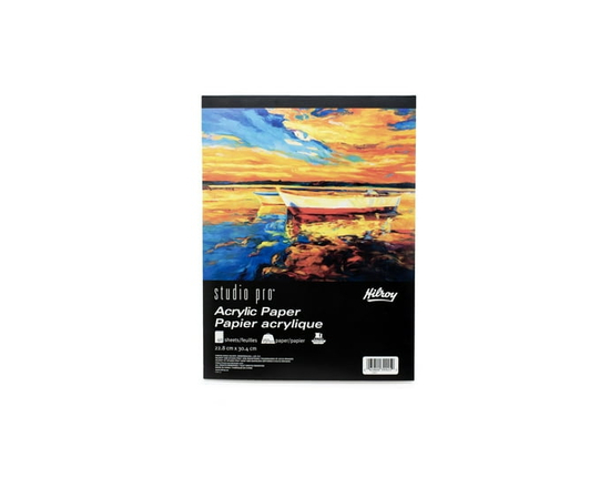 Hilroy Studio Pro® Acrylic Paper, 9x12, 80 pages - 9" x 12"