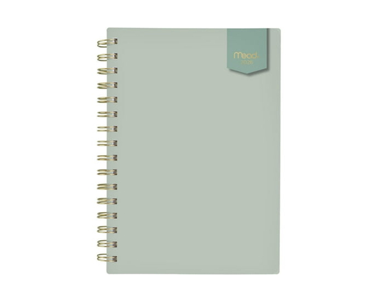 2026 Mead® Sage Small Weekly Planner - 5 1/2" x 8 1/2"