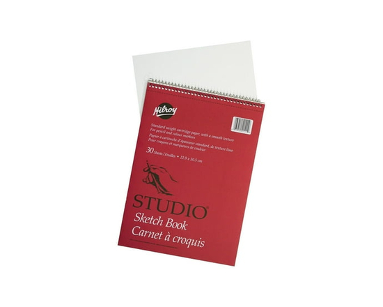 Carnets à croquis Studio Hilroy, 9 X 12, 30 feuilles